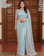 Fancy Net Saree For Festive And Occasion Wear