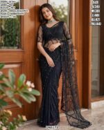 Fancy Net Saree For Festive And Occasion Wear