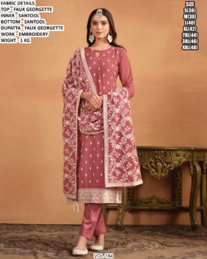 Designer Embroidery Work Suit For Women