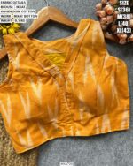 Traditional Ikkat Handloom Blouse Design