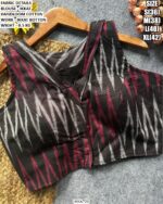 Traditional Ikkat Handloom Blouse Design
