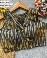 Traditional Ikkat Handloom Blouse Design
