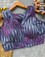 Traditional Ikkat Handloom Blouse Design