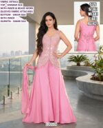 Stylish Fendy Silk And Simar Silk Designer Palazzo Suit
