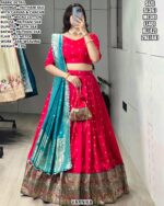 Graceful Paithani Silk Lehenga Choli For Occasion Wear