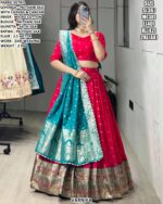 Graceful Paithani Silk Lehenga Choli For Occasion Wear