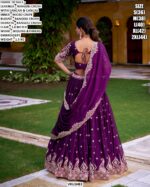 Heavy Sequins And Thread Work Lehenga Choli