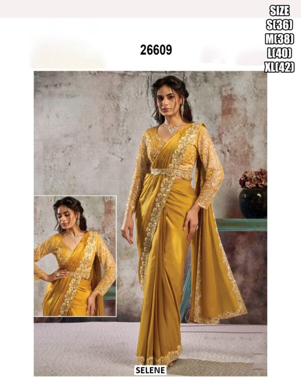 Trendy Traditional Saree For Festive Collection