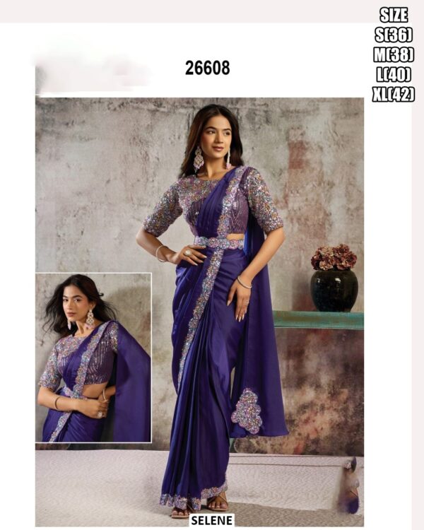 Trendy Traditional Saree For Festive Collection