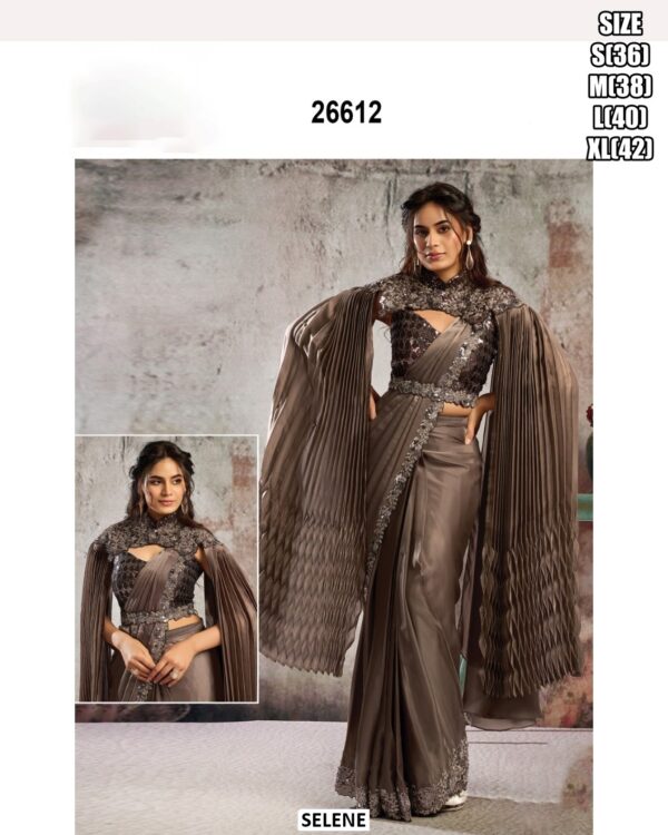 Trendy Traditional Saree For Festive Collection