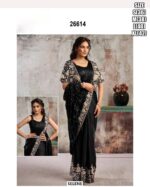 Trendy Traditional Saree For Festive Collection