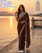 Premium Real Georgette Designer Saree And Palazzo Set Collection