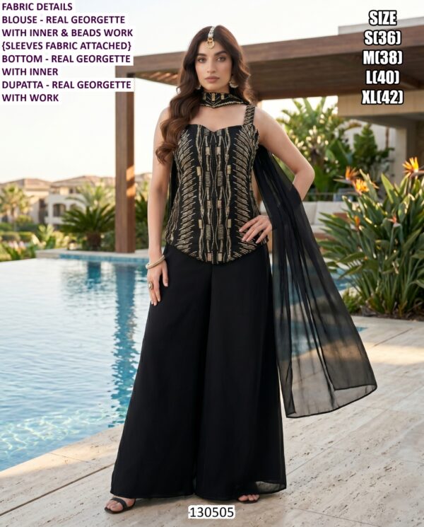 Women Ethnic Wear With Beads Work And Modern Styling