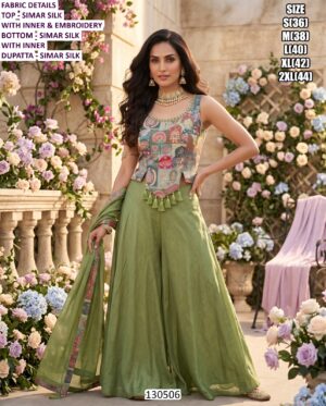 Women Ethnic Wear With Beads Work And Modern Styling