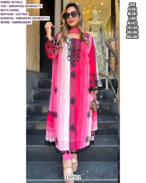 Premium Imported Georgette Suit Set For Women