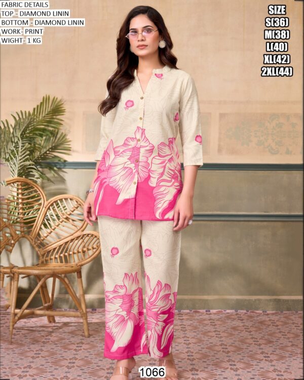 Trendy Printed Co Ord Set For Daily Wear