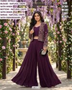 Beautiful Embroidery Work Ethnic Wear For Women