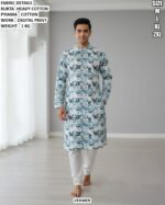 Premium Heavy Cotton Kurta Pyjama Set For Men