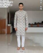 Premium Heavy Cotton Kurta Pyjama Set For Men