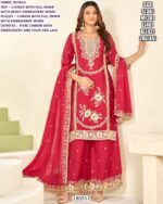Chinon Heavy Embroidery Palazzo Suit