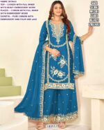Chinon Heavy Embroidery Palazzo Suit