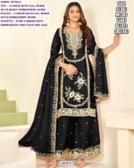 Chinon Heavy Embroidery Palazzo Suit