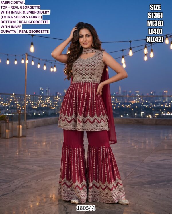 Stylish Ready To Wear Saree And Ethnic Suit Set