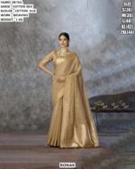 Elegant Cotton Silk Saree With Matching Blouse