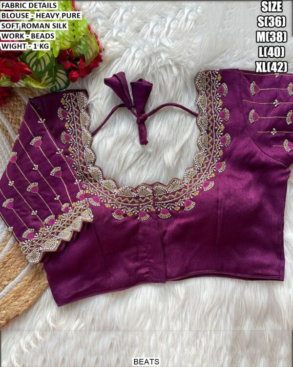 Wedding Special Heavy Work Blouse Design