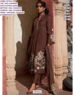 Mul Chanderi Suit Set With Applique Cutwork And Embroidery