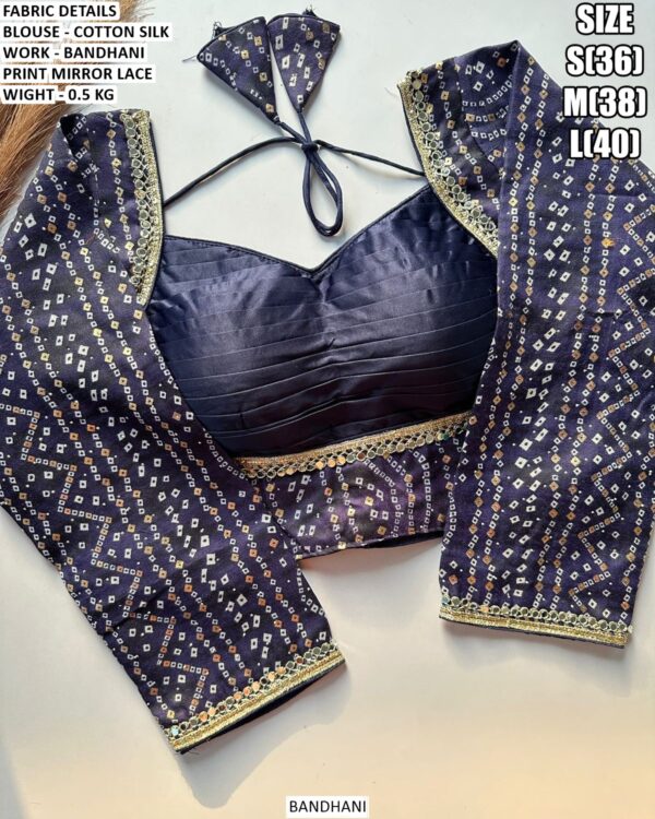 Trendy Cotton Silk Blouse For Saree Styling