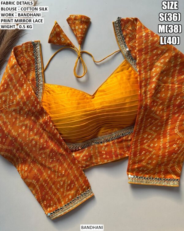 Trendy Cotton Silk Blouse For Saree Styling