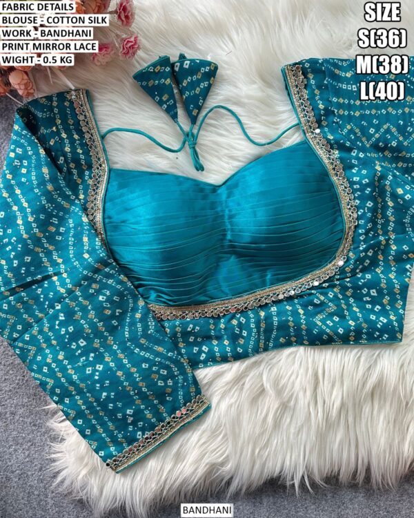 Trendy Cotton Silk Blouse For Saree Styling