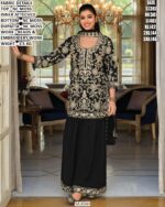 Premium Nc Moss Sharara Suit Set For Women
