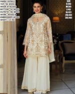 Premium Nc Moss Sharara Suit Set For Women