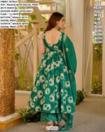 Elegant Maslin Top Bottom Dupatta Set