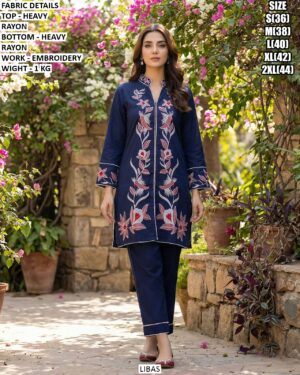 Trendy Heavy Rayon Kurta Pant Set