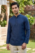 Elegant Khadi Linen Kurta For Casual Wear