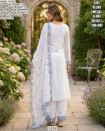 Faux Georgette Embroidery Suit With Dupatta