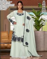 Crunchy Suit Set With Cutwork And Embroidery