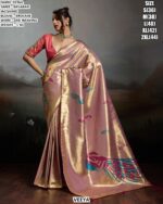 Premium Banarasi Jacquard Saree With Brocade Blouse