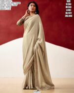 Handloom Tusser Saree With Digital Print Blouse