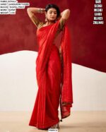 Handloom Tusser Saree With Digital Print Blouse