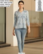 Fashionable Cotton Top For Everyday Look