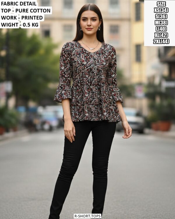 Fashionable Cotton Top For Everyday Look