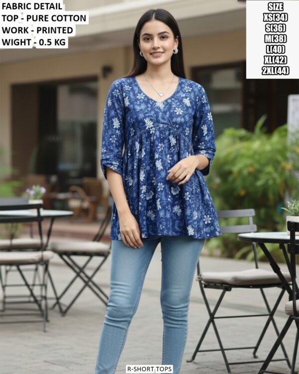 Fashionable Cotton Top For Everyday Look