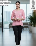 Fashionable Cotton Top For Everyday Look