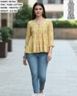 Fashionable Cotton Top For Everyday Look