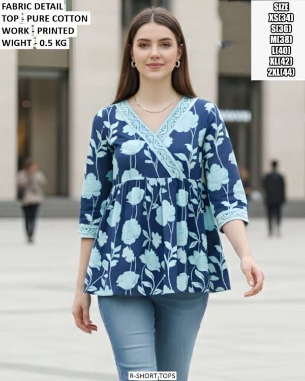 Fashionable Cotton Top For Everyday Look