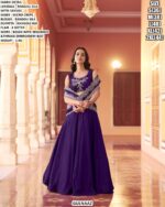 Elegant Sequence Embroidery Lehenga Set